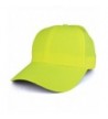 Trendy Apparel Shop Solid Enhanced Visibility Safety Flourescent Structured Ball Cap - Safety Yellow - C9186876I9A