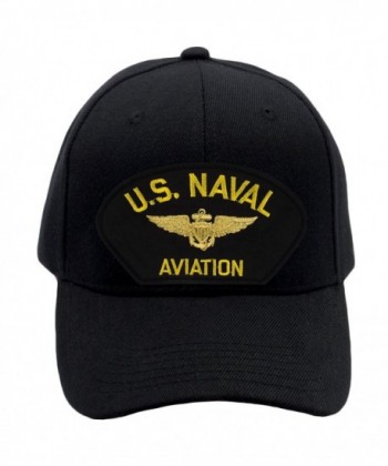 Patchtown US Naval Aviation Hat/Ballcap (Black) Adjustable One Size Fits Most - C0189KH080S