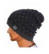 Foutou Men Winter Knitted Wool Slouchy Cap Ski Beanie Skull (Gray) - CX12N7E2GMX