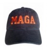 MAGA Black/Orange ~ Make America Great Again HAT AmericaFirst MAGA Cap - CI12NUEF1LE