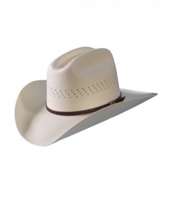 Cowboy Canvas Hat by Turner Hat (Cowboy Hat) - White - CW11P6VDC4B