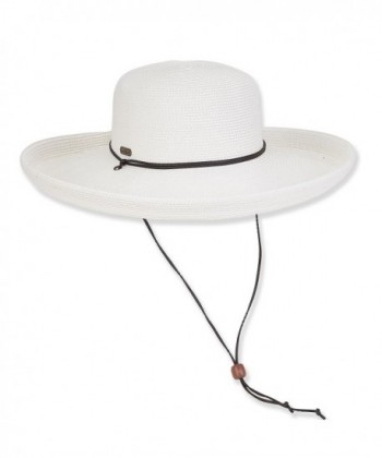 Sun N' Sand Women's Wide Brim Summer Floppy Sun Hat 1586 - B. White - CO12FVGLDQJ