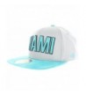 Miami Snapback Hats Laser Cut