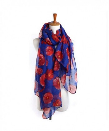 Bluelans Womens Fashion Flower Chiffon in Fashion Scarves