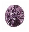 Sequin Knitted Beret - Lilac W09S62F - C21108HNRT3
