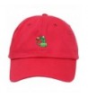 Kermit The Frog "Sipping Tea" Adjustable Hot Pink Strapback Cap - CS12IL2A08L