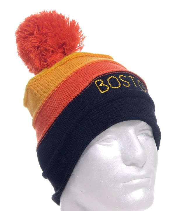 Robin Ruth Boston Rainbow Winter Hat - Rainbow Orange - CL11D22ATJ1