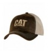 Cat Brown Waxy Mesh Cap - CU12N2ECM8E