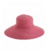 San Diego Hat Company Women's Ribbon Braid Hat With Five-Inch Brim - Fushcia - CE1143BNWA3