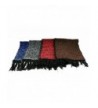 Women Winter Fashion Scarves Muffler With Tassles SF101 - Red - C011BBZ70NZ