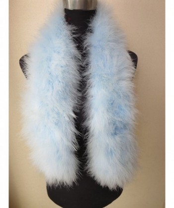 Ostrich Feather Scarf fluffy light