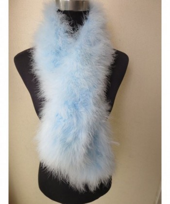 Ostrich Feather Scarf fluffy light in Fashion Scarves