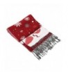 Dance Fairy Winter Long Scarf Warm Wrap Soft Thickened Shawl with Tassels - Purplish Red - CM1899M72AY