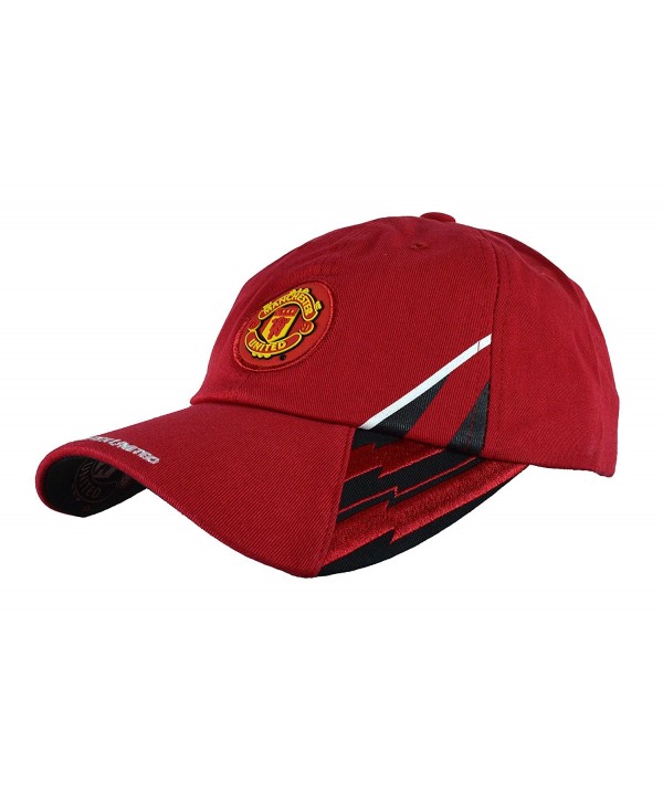 Manchester United Hat Cap Adjustable Rhinox Group Cap MUFC 100 % Cotton Garment Wash - RED 1769 - CK12M94WCF7