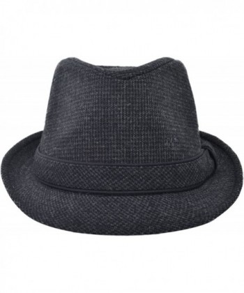 Classic Gangster Stain Resistant Crushable Gentlemans in Men's Fedoras