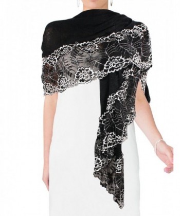 Lace Flower Acrylic Fashion Scarf in Fashion Scarves