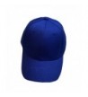 Baseball Cap Blank Solid Color Velcro Closure Adjustable Plain Hat (All Color) - Loyal Blue - CP12IR0LHXZ