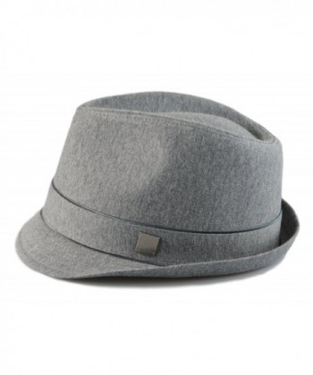 Plain Classic Fedora Trilby 2Colors in Men's Fedoras