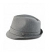 Plain Classic Fedora Trilby 2Colors in Men's Fedoras