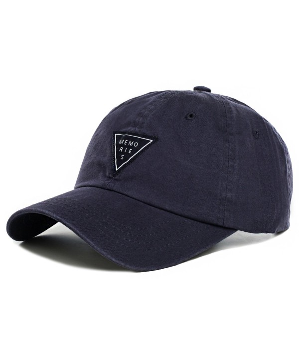 Vmevo Unisex Unconstructed Cotton Dad Hat Adjustable Letters Baseball Cap - Navy Blue(one) - CD185EWZSGR