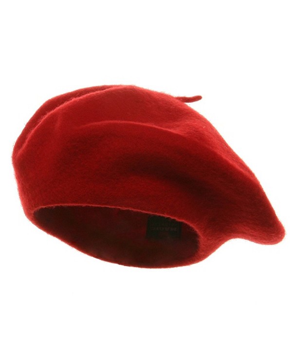 Wool Beret- Red - CC11174X6GF