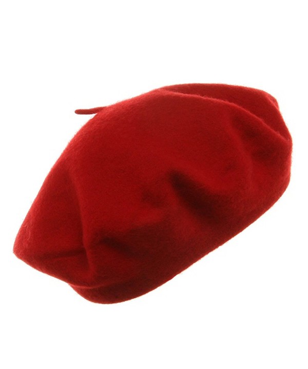 Wool Beret- Red CC11174X6GF