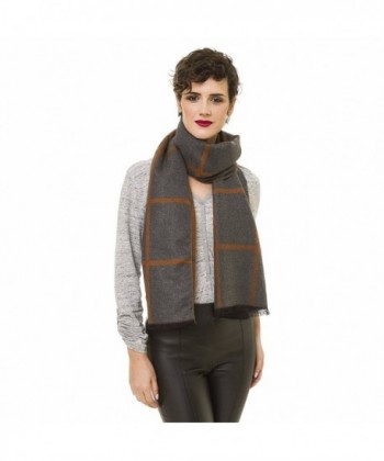 Checker Reversible Cashmere Spring Elegant in Cold Weather Scarves & Wraps