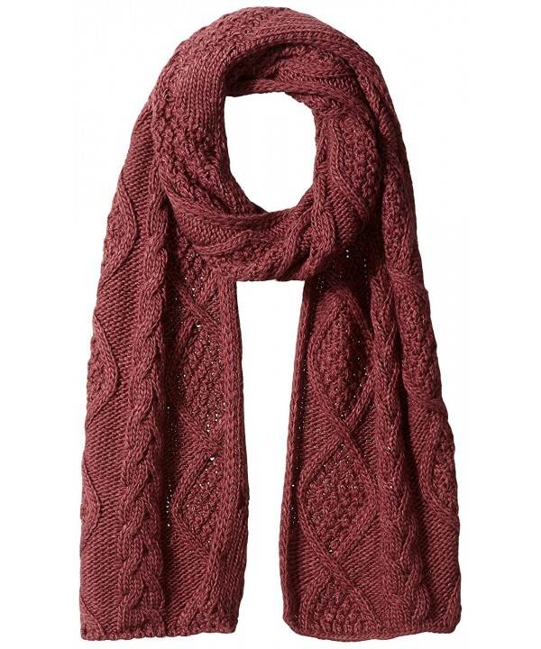 Bench Women's Careen Cable Knit Scarf - Sassafras - CE12G55UROJ