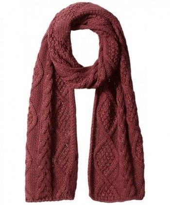 Bench Women's Careen Cable Knit Scarf - Sassafras - CE12G55UROJ