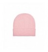 100% Cashmere Beanie Hat in 3ply- Made in Scotland - Pink - CJ187N6OIQQ