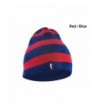 John Daly Golf Reversible Striped Beanie - Blue/Red - CF185MA3TTU