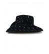 Sparkle Glitter Western Hat Black