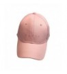 UPLOTER Embroidery Cotton Baseball Cap Boys Girls Snapback Hip Hop Flat Hat - Pink - C912NRWUS42