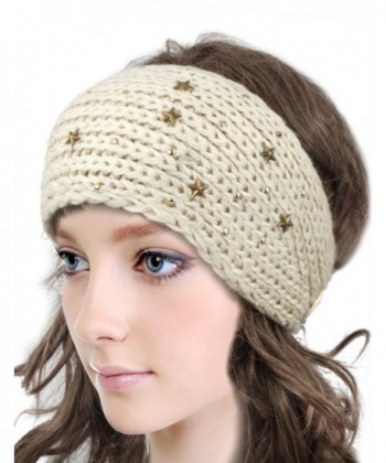 Dahlia Womens Knitted Buttoned Headband