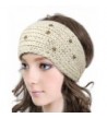 Dahlia Womens Knitted Buttoned Headband