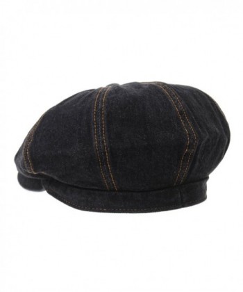 WITHMOONS Denim Cotton newsboy KR3613 in Men's Newsboy Caps