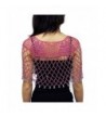 Womens Beaded Sparkle Crochet V Neck in Fashion Scarves
