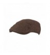 Broner Mens Herringbone Ivy Cap with Small Floral Print Satin Lining - Brown - CQ188HZ7IZH