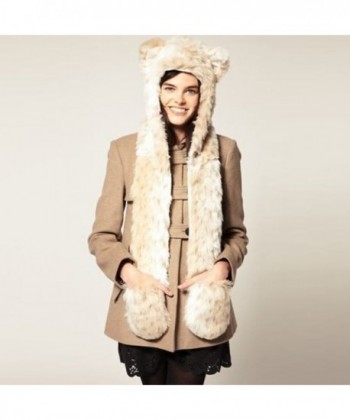 Julvie Animal Hoodie Mittens Spirit in Cold Weather Scarves & Wraps