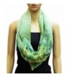 NYFASHION101 Womens Floral Stretchable Infinity in Fashion Scarves