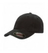 Flexfit Low-Profile Soft-Structured Garment Washed Cap w/THP No Sweat Headliner Bundle Pack - Black - C6185IHEZYT