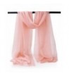 EGO ECHO Womens Oblong Scarf - Pink - Lightweight Fabric - Long Silk Scarf - CT182HR3M50