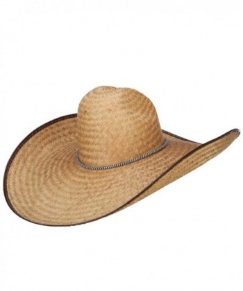 Solid Wing Inch Light Straw in Men's Sun Hats