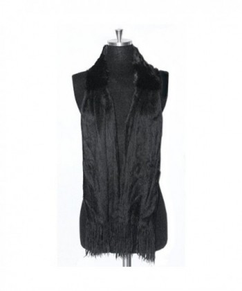 Luxurious & Elegant Angora/Rabbit Fur Knit Neck Wrap Boa Scarf Shawl -- Black - CV11BRM3NB5