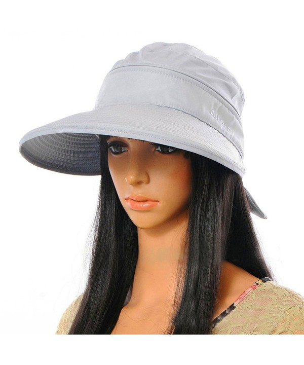 Kafeimali Baseball Caps Woman Bowknot Summer Dual Purpose Hats - Gray - CH11ZYCBHGR