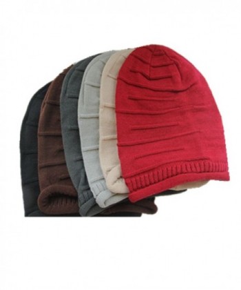 Menglihua Unisex Winter Folding Wrinkle in Women's Skullies & Beanies