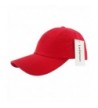 Ledamon Baseball Cap Adjustable Dad Hat Plain Polo Washed Cotton Hat Cap Unisex - Red - CZ184Z7Z3WI