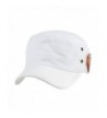 TNC Mens Vintage Washing Military Cap- White One Size - C5128BAWKJF