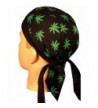 Skull Cap Biker Caps Headwraps Doo Rags - Pot Leaf Headwraps - C812ELHO6JF