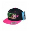 JUST RIDE Wake Chick Hat Flat Bill Snapback - Pink - C512DNTN6WZ